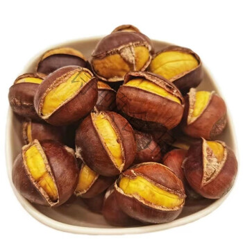 开口笑板栗大粒板栗自然成熟丹东生栗子新鲜毛栗子油栗易去皮 5斤香甜