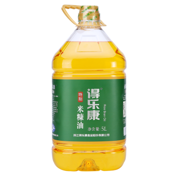 得樂康 谷黃金稻米油5L 可生食食用油米糠油 富含谷維素+植物甾醇