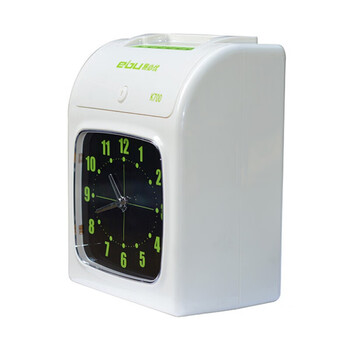 卡式考勤打卡机员工上下班签到打万人迷停电款50位卡架100张卡纸1色带