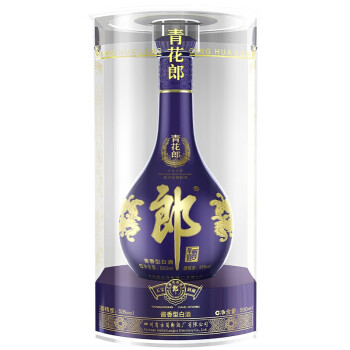 郎酒 青花郎 陈酿 53度 单瓶装 高度白酒 500ml 酱香型（新老包装随机发货）