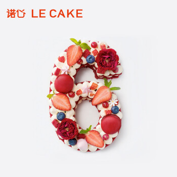 诺心 LECAKE 数字蛋糕 数字6