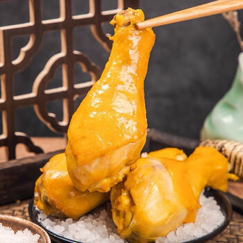 广东盐焗鸡梅州客家特产手撕盐水鸡肉类熟食鸡腿即食零食小吃批发盐焗