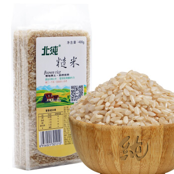 北纯 糙米（东北 粗粮杂粮 大米伴侣 真空包装）400g