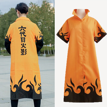 四代目披风火影忍者衣服cos晓组织服装小学生儿童男童红云袍周边六代