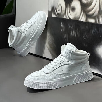 昌祥回力男鞋秋季款2023新款高帮板鞋韩版百搭运动休闲潮鞋厚底男士