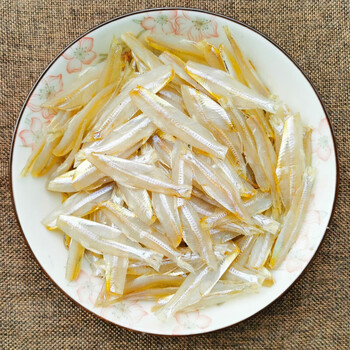 味巴哥湛江特产车公仔精选白凡鱼水晶小鱼干淡盐晒风干海鲜干货小 盐