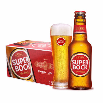 超级波克（SuperBock）经典黄啤 250ml*24瓶 小瓶 整箱啤酒 葡萄牙原瓶进口