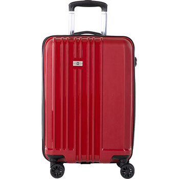 SUISSEWIN祥兴拉杆箱登机箱学生行李箱万向轮密码婚礼旅行箱女20英寸红8810