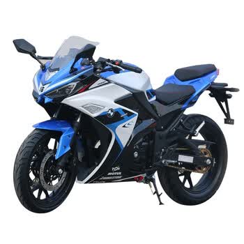 公路赛400cc可上牌摩托车 国威蓝/白1号花 abs版国四电喷宗申200cc