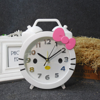 品欧源学生尚女孩闹钟韩版生小学生可爱艺术小韩版学生女孩小孩子1041