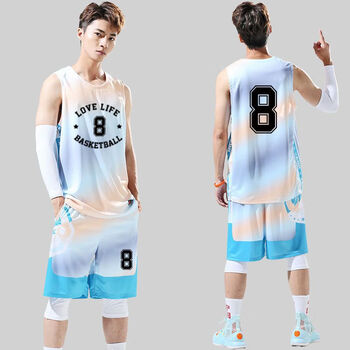 乔丹篮球运动套装篮球服男比赛队服定制篮球衣训练球衣夏球服一套 209