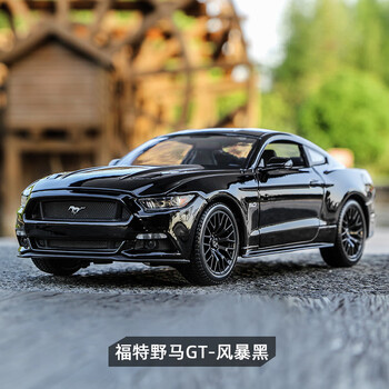 美驰图118福特野马gt宽体改装版超跑车模汽车模型仿真合金摆件福特