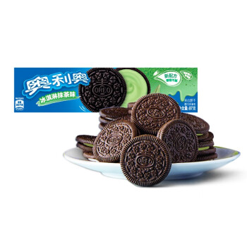 奥利奥（Oreo） 冰淇淋抹茶味夹心饼干 办公室下午茶休闲零食蛋糕糕点 97g