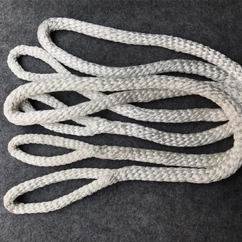 尼龙吊装绳起重双扣吊带1吨2t安全绳吊车吊绳圆形环形白色吊绳1吨6米
