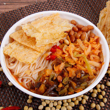 炸腐竹 油炸腐竹皮正宗油炸腐竹腐皮广西柳州螺蛳粉桂林米粉火锅麻辣