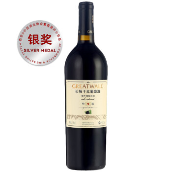 长城 特选9年橡木桶解百纳干红葡萄酒 750ml 单瓶装 中粮出品