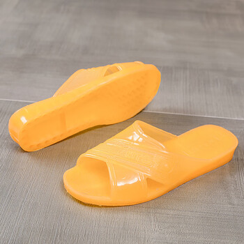 吉倍斯硬底拖鞋男士夏季家用生胶拖鞋室内浴室防臭软底居家耐磨水晶凉