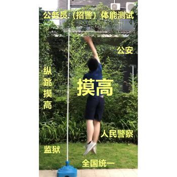 摸高测量杆 纵跳摸高器材体能测试招警考试训练摸高杆体能 1套摸高杆