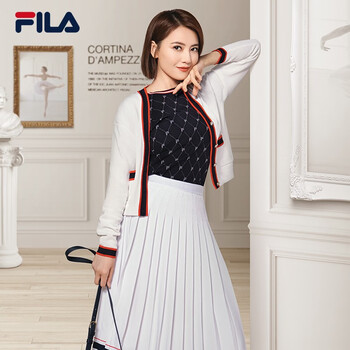 斐乐(fila)【高圆圆同款】fila 斐乐女装运动半身裙运动休闲女裙 标准