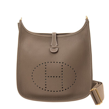爱马仕(hermes) hermes/爱马仕evelyne女士斜挎包伊芙琳包 大象灰