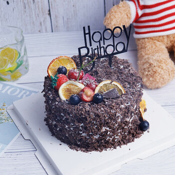 食锦谣巧克力生日蛋糕朱古力网红创意定制男友礼物同城配送全国当日