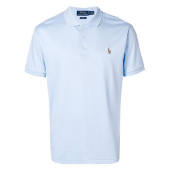 保罗拉夫劳伦（POLO RALPH LAUREN）男士logo刺绣polo衫710685514 蓝色S【图片价格品牌报价】-京东