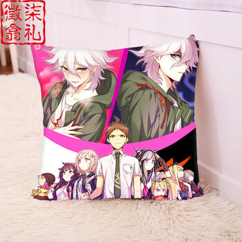 家宜佳弹丸论破抱枕弹丸论破周边抱枕狛枝凪斗动漫二次轮舞黑白熊靠垫