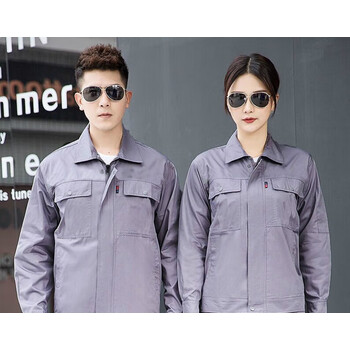 语莀春秋款耐磨工装套装工作服装男上衣汽修工地工厂车间工作服男劳保