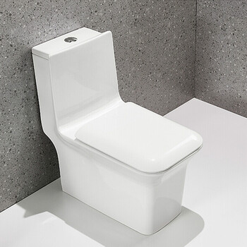 摩恩moen卫浴虹吸式除臭马桶家用静音节水方形坐便器ae1182ab1170ab
