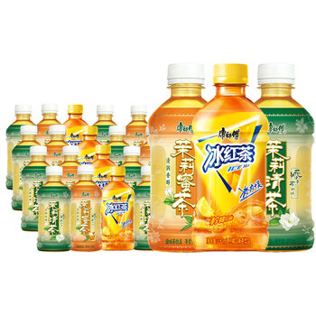 康师傅冰红茶饮料330ml*12瓶夏季饮品果茶冰糖雪梨酸梅汤茉莉蜜茶 冰