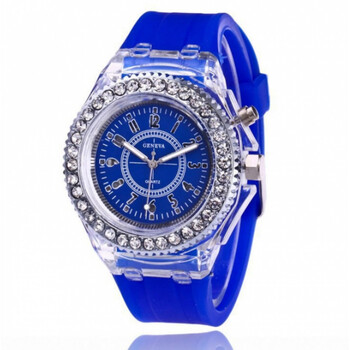 小米星抖音夜光手表男女学生情侣韩版简约潮流网红蹦迪果冻手表全自动