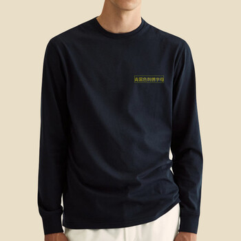 际华夏季公发短袖t恤藏青男士短袖体能服训练服纯棉圆领半袖衫保安服