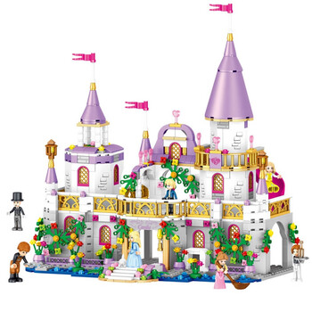 乐高lego心湖城俱乐部女孩子系列拼装积木温莎城堡41130游乐场大温莎