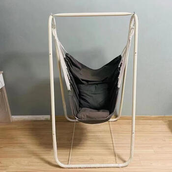 白色支架 深灰一体升级吊椅  s钩承重300斤