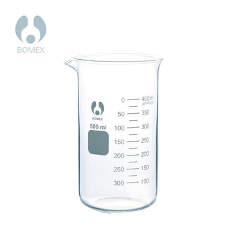 北玻博美bomex高型烧杯玻璃烧杯刻度烧杯高硼硅耐高温33实验室耗材800