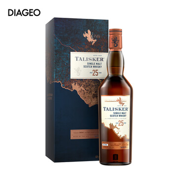泰斯卡talisker洋酒25年苏格兰进口单一麦芽威士忌700ml