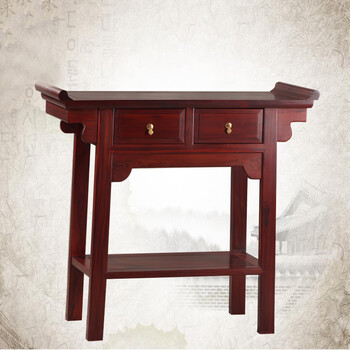 开齐礼坊 红木酸枝木供桌黑檀木香案佛桌供案台神台