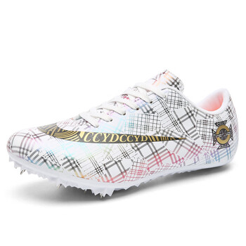 安踏2023新款春秋夏儿童运动鞋钉鞋田径短跑男学生体考八钉体 白玫