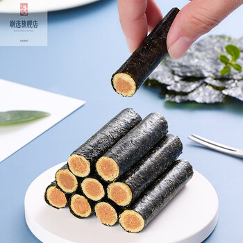 海狸先生海苔肉松卷夹心脆儿童孕妇健康零食小吃休闲食品网红 肉松