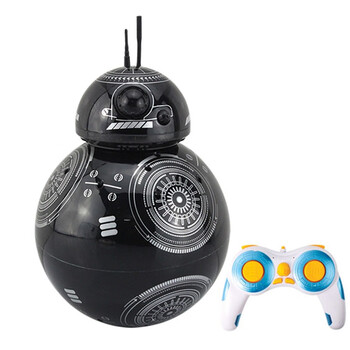 乐加酷【配遥控器电池】星球大战原力觉醒智能遥控机器人bb8益启智磁