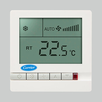 开利中央空调温控器 开利carrier中央空调风机盘管温控器液晶开关面板