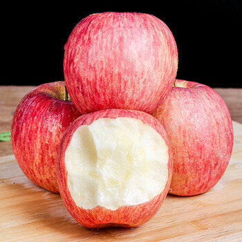【三十九度献鲜洛川红富士苹果5斤(75-80mm)新鲜陕西红富士苹果京东生