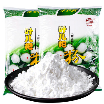 粑粑汤圆粉 水乡叶儿粑粉  四川特产糯米粉猪儿粑粉汤圆粉1000g做糍粑