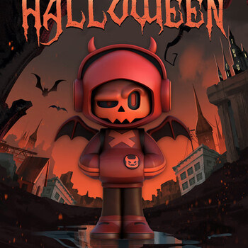 模言文化mrbone骨头先生第二代万圣节盲盒2021网红新款新年特惠单盒