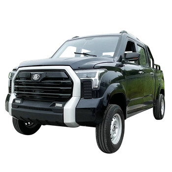 老人油电两用皮卡车 电动皮卡四轮车家用老头乐新能源汽车双排客货油