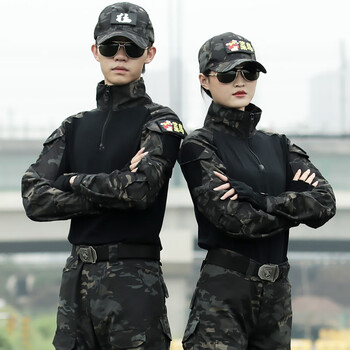 21式星空迷色服蛙服迷彩服套装男透气新式训作服耐磨高端教官训练服军