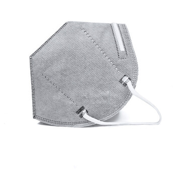 雾霾工业粉尘打磨灰带呼吸阀 kn95口罩灰色不带阀30个(六层独立包装)