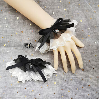 喜圣多新品洛丽塔lolita手袖手工手袖多色甜美百搭仙气蕾丝洛丽塔手袖