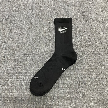 nikeeverydaycrew耐克袜子男女长筒篮球袜运动中筒纯棉袜da2123黑色一
