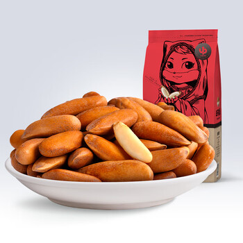 三只松鼠手剥松子108g罐装量贩坚果干果健康零食休闲小吃超值桶装手剥